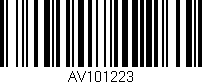 Código de barras (EAN, GTIN, SKU, ISBN): 'AV101223'
