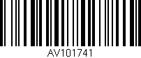 Código de barras (EAN, GTIN, SKU, ISBN): 'AV101741'