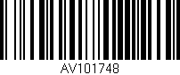 Código de barras (EAN, GTIN, SKU, ISBN): 'AV101748'