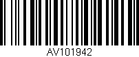 Código de barras (EAN, GTIN, SKU, ISBN): 'AV101942'