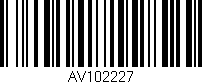 Código de barras (EAN, GTIN, SKU, ISBN): 'AV102227'