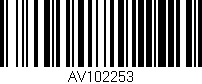 Código de barras (EAN, GTIN, SKU, ISBN): 'AV102253'