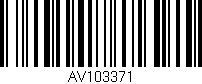 Código de barras (EAN, GTIN, SKU, ISBN): 'AV103371'