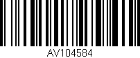 Código de barras (EAN, GTIN, SKU, ISBN): 'AV104584'