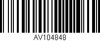 Código de barras (EAN, GTIN, SKU, ISBN): 'AV104848'