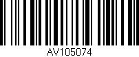 Código de barras (EAN, GTIN, SKU, ISBN): 'AV105074'