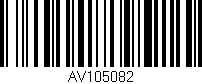 Código de barras (EAN, GTIN, SKU, ISBN): 'AV105082'