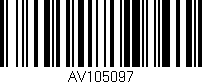 Código de barras (EAN, GTIN, SKU, ISBN): 'AV105097'