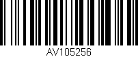 Código de barras (EAN, GTIN, SKU, ISBN): 'AV105256'