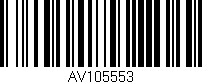 Código de barras (EAN, GTIN, SKU, ISBN): 'AV105553'