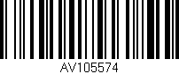 Código de barras (EAN, GTIN, SKU, ISBN): 'AV105574'