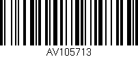 Código de barras (EAN, GTIN, SKU, ISBN): 'AV105713'
