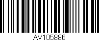 Código de barras (EAN, GTIN, SKU, ISBN): 'AV105886'