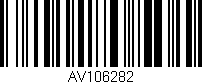Código de barras (EAN, GTIN, SKU, ISBN): 'AV106282'