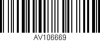 Código de barras (EAN, GTIN, SKU, ISBN): 'AV106669'