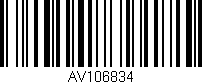 Código de barras (EAN, GTIN, SKU, ISBN): 'AV106834'