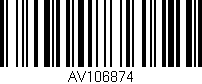 Código de barras (EAN, GTIN, SKU, ISBN): 'AV106874'