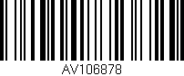 Código de barras (EAN, GTIN, SKU, ISBN): 'AV106878'