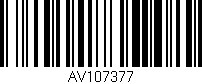 Código de barras (EAN, GTIN, SKU, ISBN): 'AV107377'
