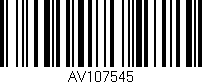 Código de barras (EAN, GTIN, SKU, ISBN): 'AV107545'