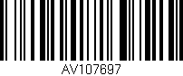 Código de barras (EAN, GTIN, SKU, ISBN): 'AV107697'