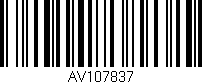 Código de barras (EAN, GTIN, SKU, ISBN): 'AV107837'