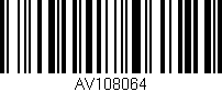 Código de barras (EAN, GTIN, SKU, ISBN): 'AV108064'