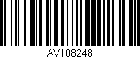Código de barras (EAN, GTIN, SKU, ISBN): 'AV108248'