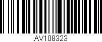 Código de barras (EAN, GTIN, SKU, ISBN): 'AV108323'