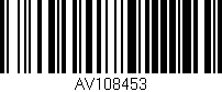 Código de barras (EAN, GTIN, SKU, ISBN): 'AV108453'