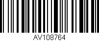 Código de barras (EAN, GTIN, SKU, ISBN): 'AV108764'