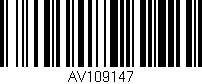 Código de barras (EAN, GTIN, SKU, ISBN): 'AV109147'