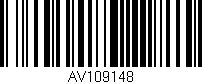 Código de barras (EAN, GTIN, SKU, ISBN): 'AV109148'
