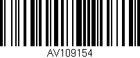 Código de barras (EAN, GTIN, SKU, ISBN): 'AV109154'