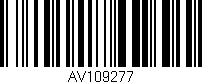 Código de barras (EAN, GTIN, SKU, ISBN): 'AV109277'