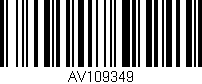 Código de barras (EAN, GTIN, SKU, ISBN): 'AV109349'
