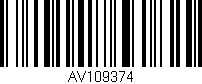 Código de barras (EAN, GTIN, SKU, ISBN): 'AV109374'