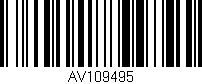 Código de barras (EAN, GTIN, SKU, ISBN): 'AV109495'