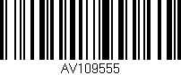 Código de barras (EAN, GTIN, SKU, ISBN): 'AV109555'
