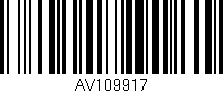 Código de barras (EAN, GTIN, SKU, ISBN): 'AV109917'
