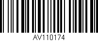 Código de barras (EAN, GTIN, SKU, ISBN): 'AV110174'