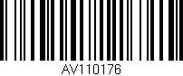 Código de barras (EAN, GTIN, SKU, ISBN): 'AV110176'