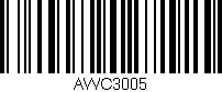 Código de barras (EAN, GTIN, SKU, ISBN): 'AWC3005'