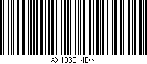 Código de barras (EAN, GTIN, SKU, ISBN): 'AX1368/4DN'