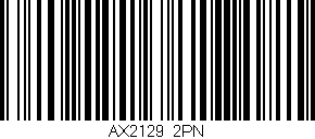 Código de barras (EAN, GTIN, SKU, ISBN): 'AX2129/2PN'