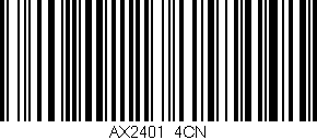 Código de barras (EAN, GTIN, SKU, ISBN): 'AX2401/4CN'