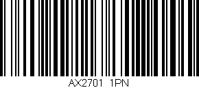 Código de barras (EAN, GTIN, SKU, ISBN): 'AX2701/1PN'
