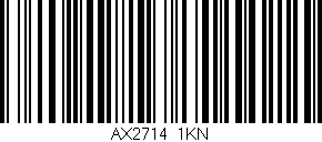 Código de barras (EAN, GTIN, SKU, ISBN): 'AX2714/1KN'