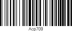 Código de barras (EAN, GTIN, SKU, ISBN): 'Acp709'
