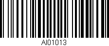 Código de barras (EAN, GTIN, SKU, ISBN): 'Ai01013'